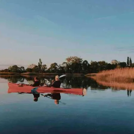 Nr. 1 Terrasse Bodden Kanu Bootssteg Apartamento